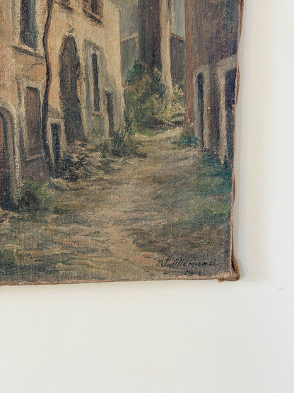Original Signed Painting on Canvas - The Provençal Village