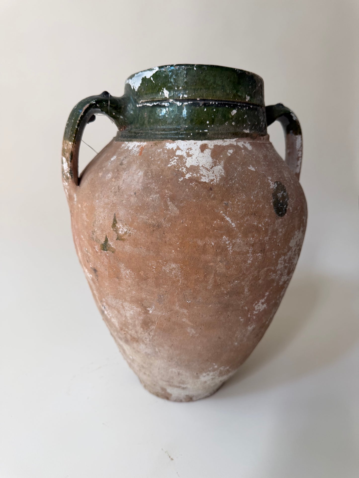 Konya Pot - Beyaz Patina