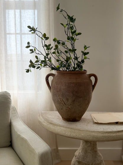 2 Handle Terracotta Vessel - VII
