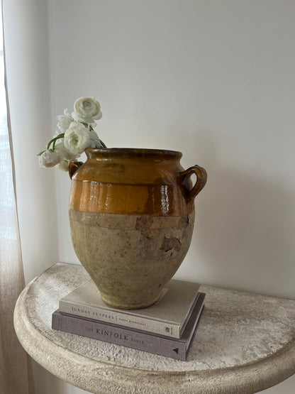 Large Antique Confit Pot III