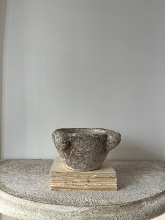 19th Century French Marble Mortar