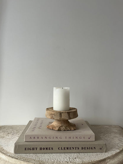 Antique Spanish Stone Candleholders