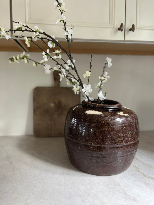Vintage Rice Wine “Bean Pot”, Large No. 1