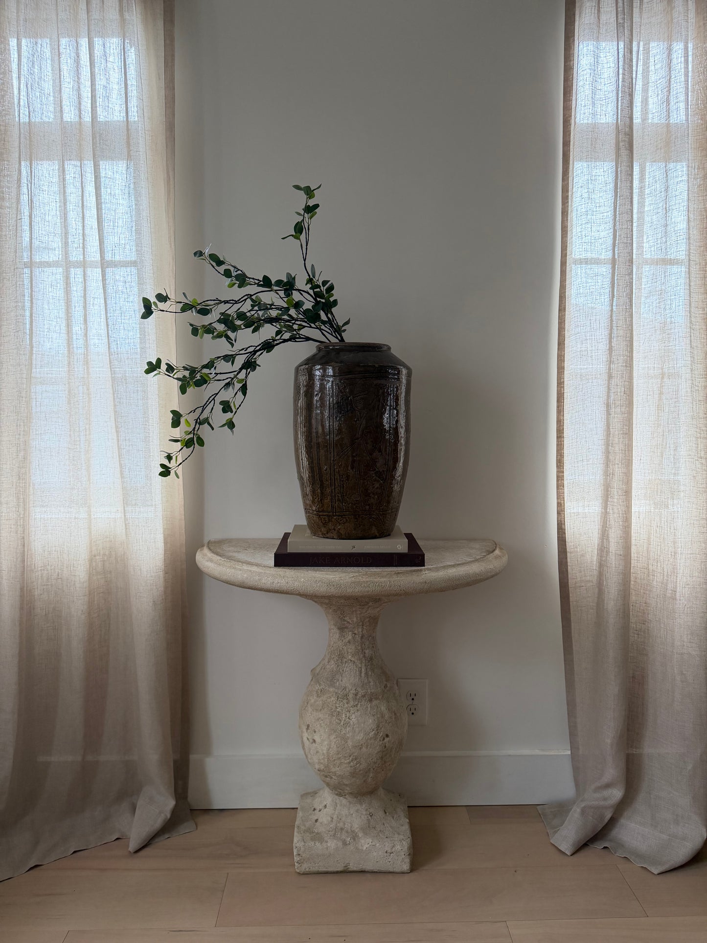 Tall Vintage Ginger Jar