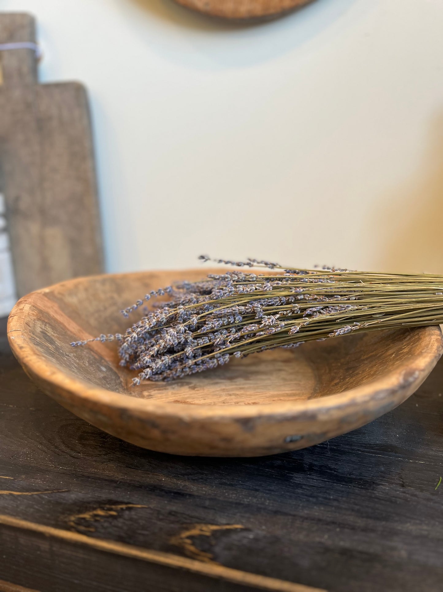 Vintage wooden bowl