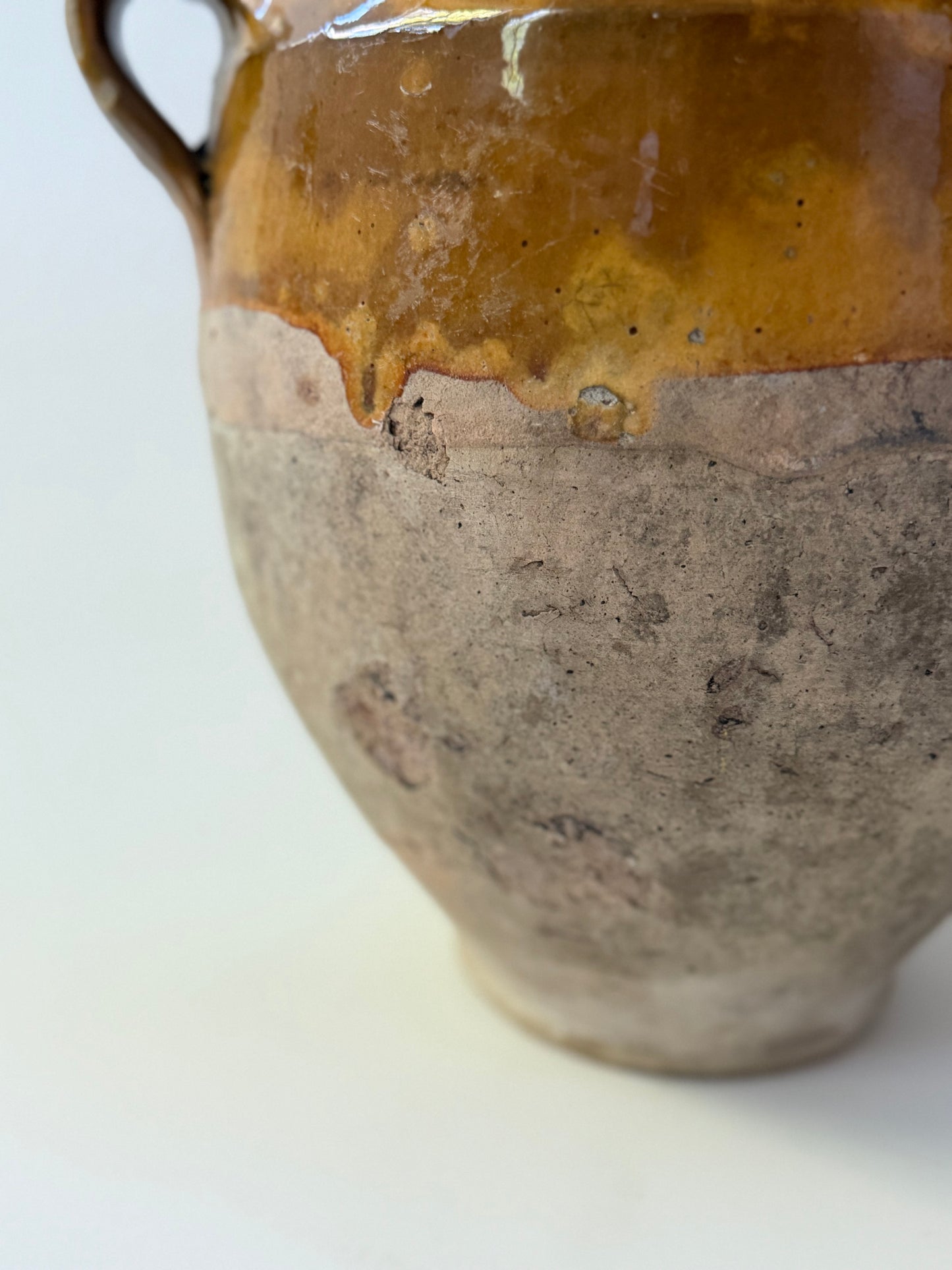 Large Antique Confit Pot - III
