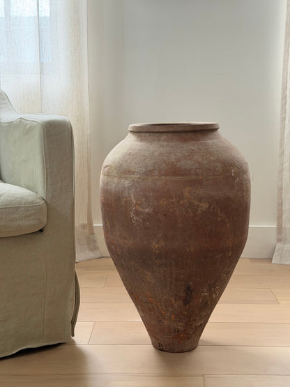 Terracotta Olive Jar - I