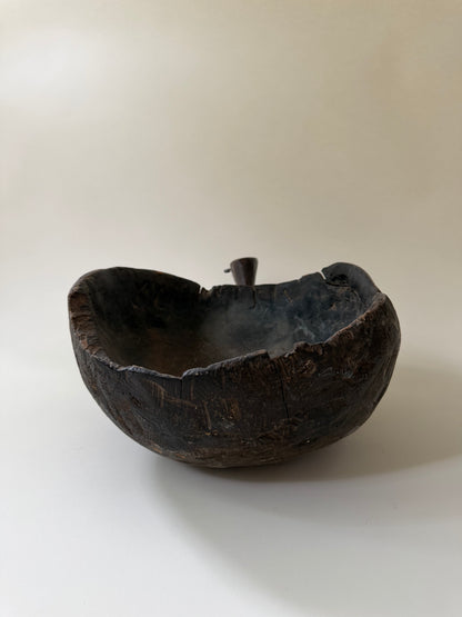 Primitive Handled Dough Bowl