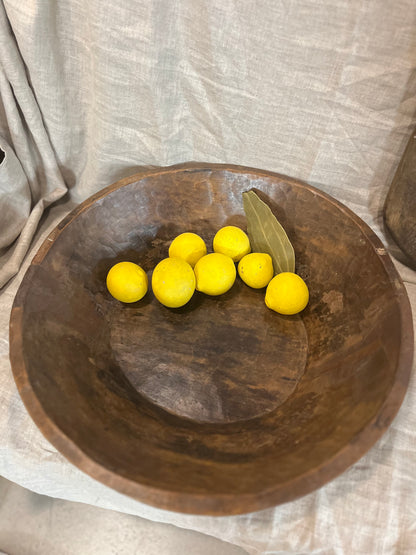 Large vintage carved bowl
