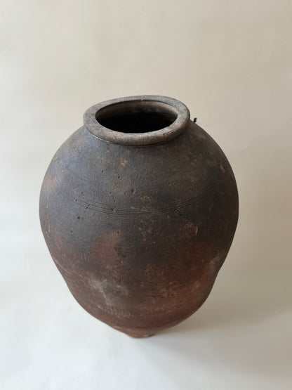 Vintage Olive Jar - III