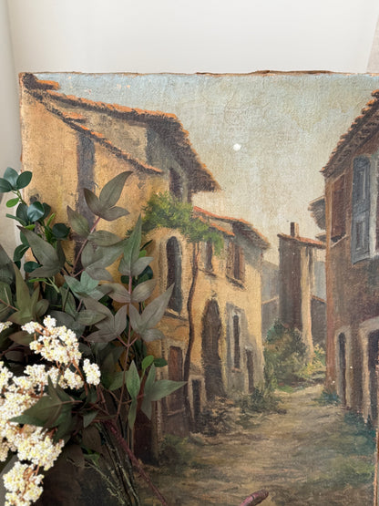 Original Signed Painting on Canvas - The Provençal Village