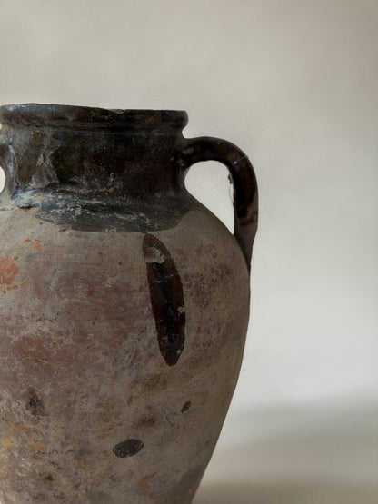 Konya Pot - Terracotta & Olive
