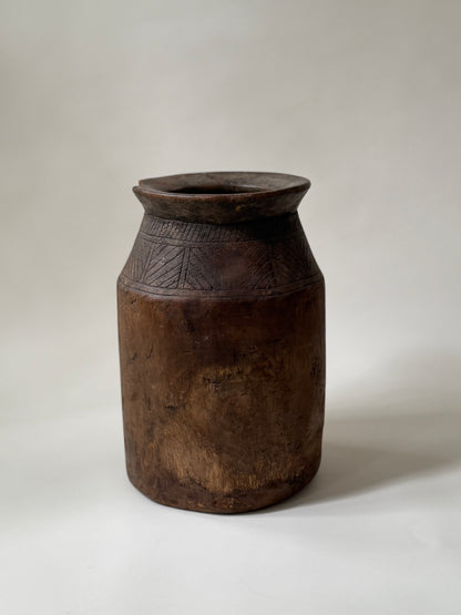 Found Wood Vessel