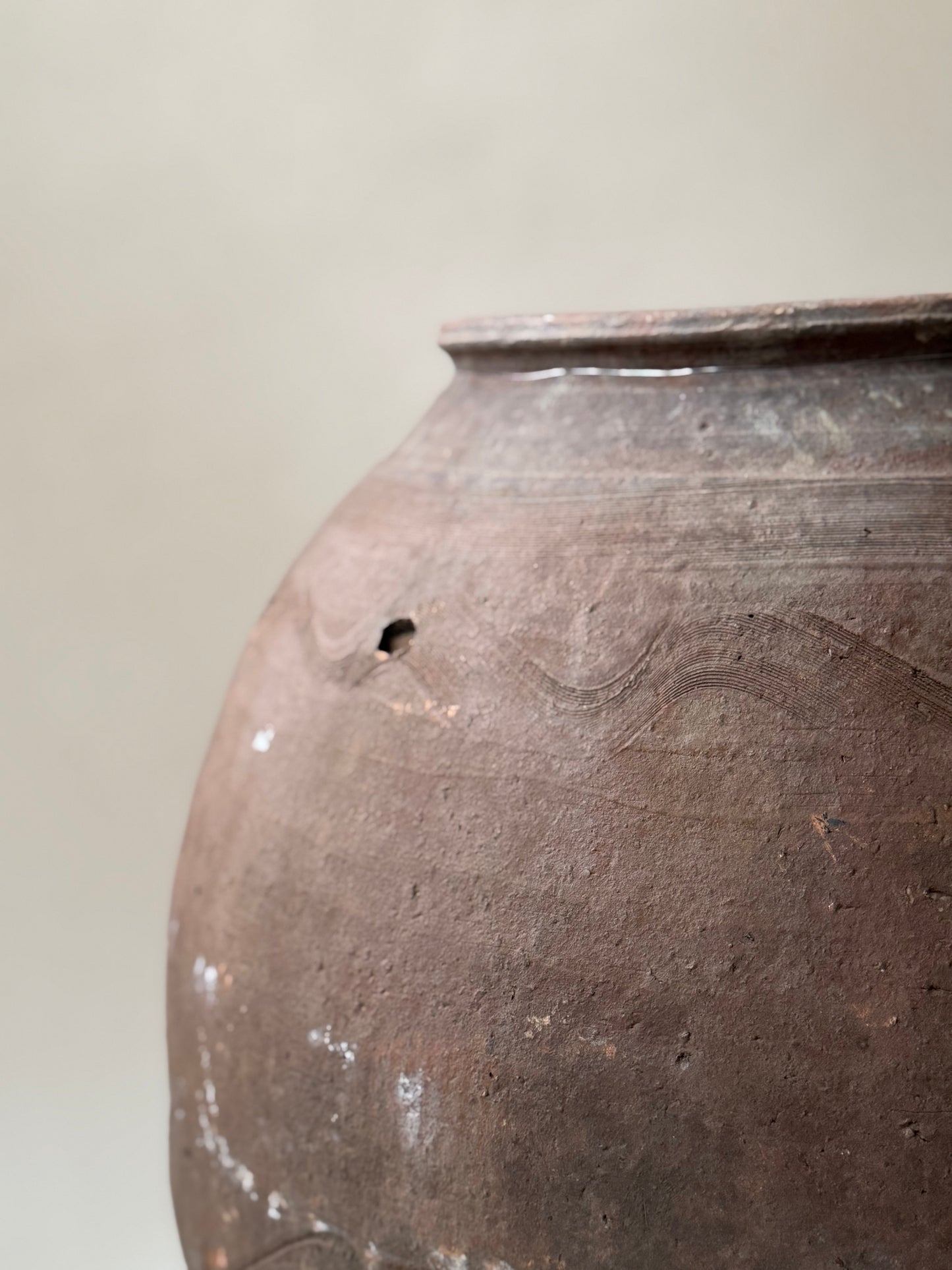 Vintage Olive Jar - II