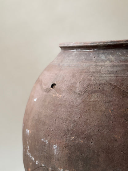Vintage Olive Jar - II