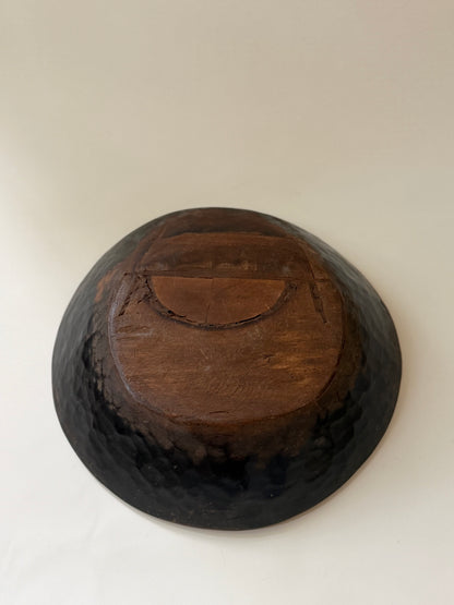 Vintage Wood Bowl - Dark I