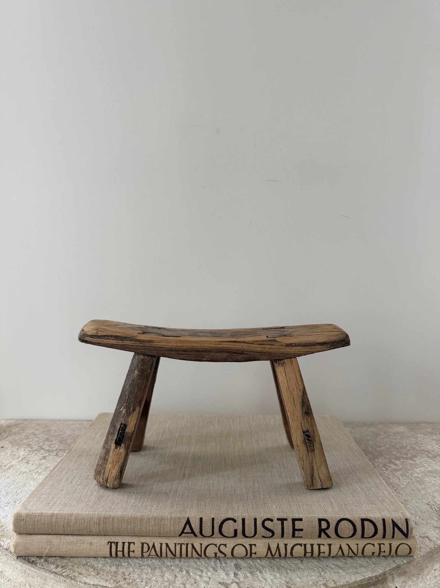 Tiny Elm Stool I