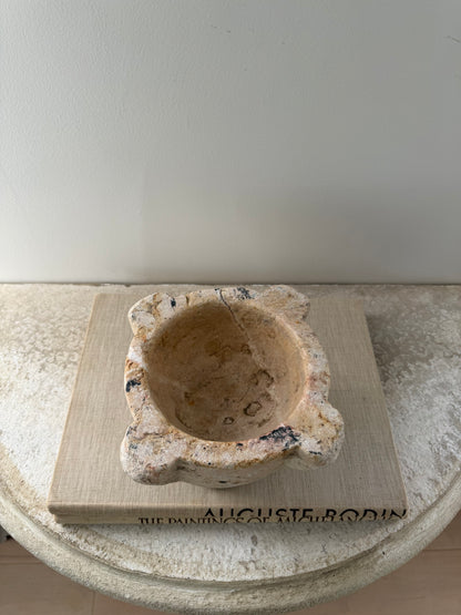 Tall French Marble Mortar