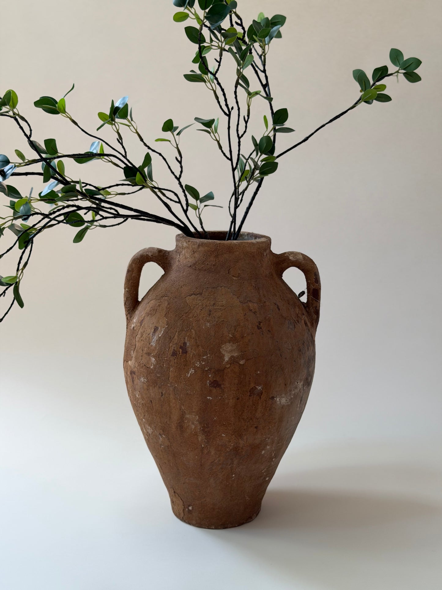 Double Handled Vessel - Brown Texture
