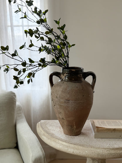 Konya Pot - Moss & Blush Clay