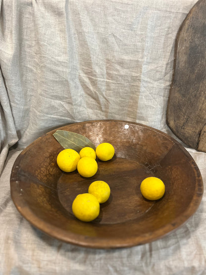 Medium vintage carved bowl