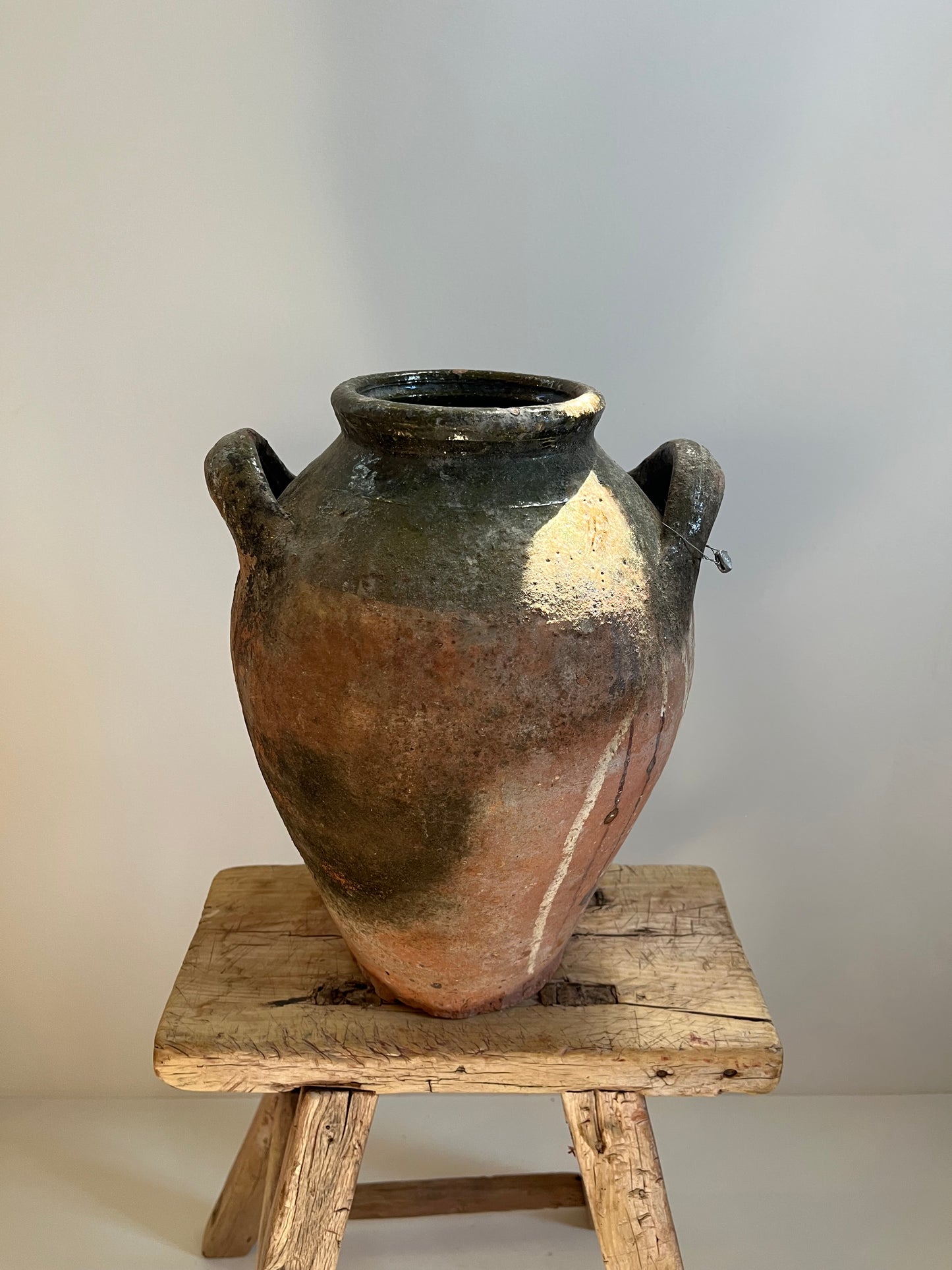 Rare Looped Handle Konya Pot
