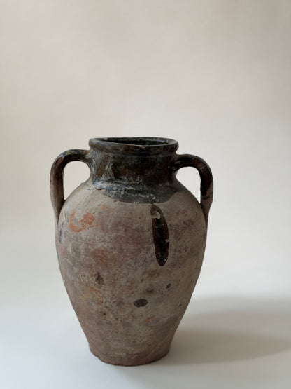 Konya Pot - Terracotta & Olive