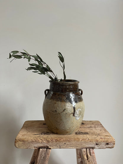 Vintage Glazed Pot VI