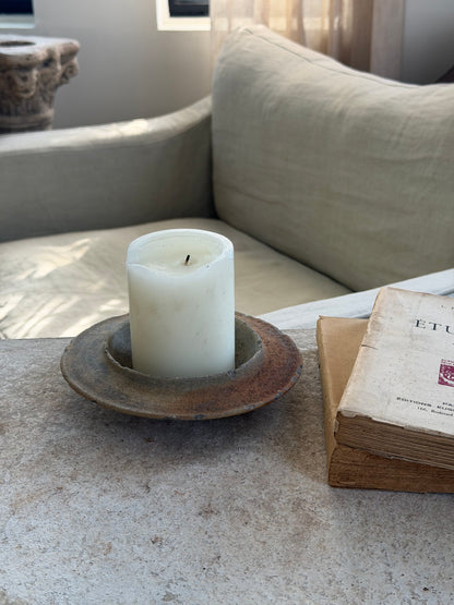 French Confit Candle Tray - Terracotta