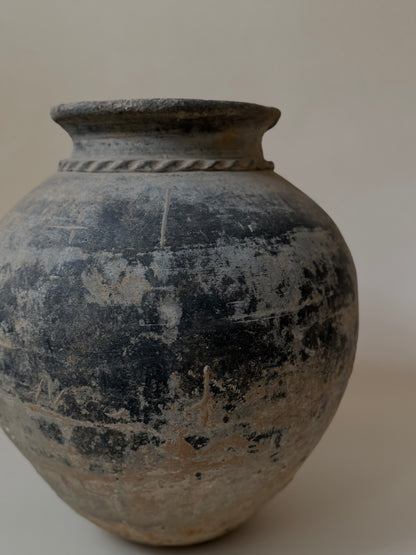 Black Clay Water Pot - Large