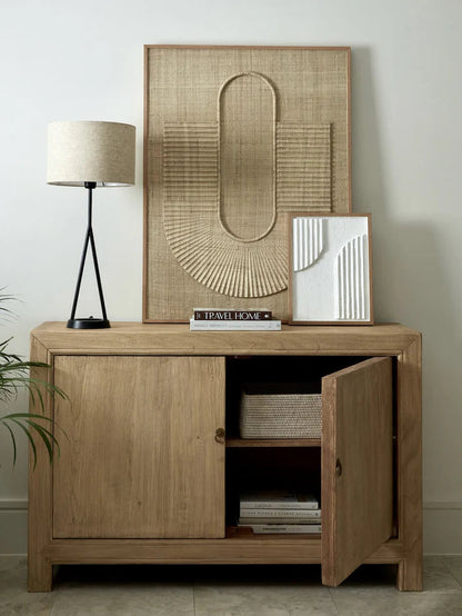 Selene Two Door Elm Cabinet