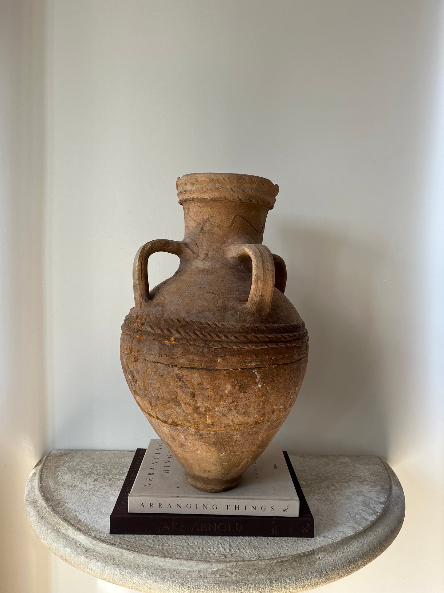 Rare Antique 4 Handle Hatay Pot