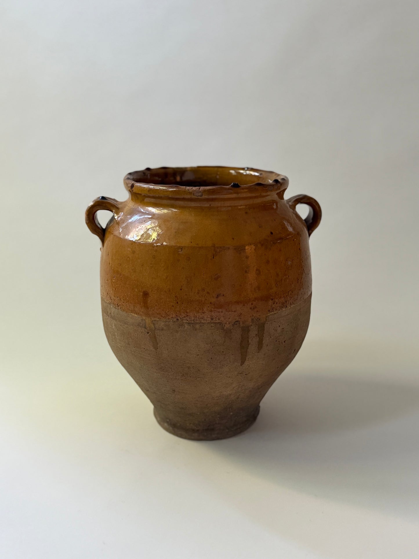 Large Antique Confit Pot - I