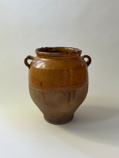 Large Antique Confit Pot - I
