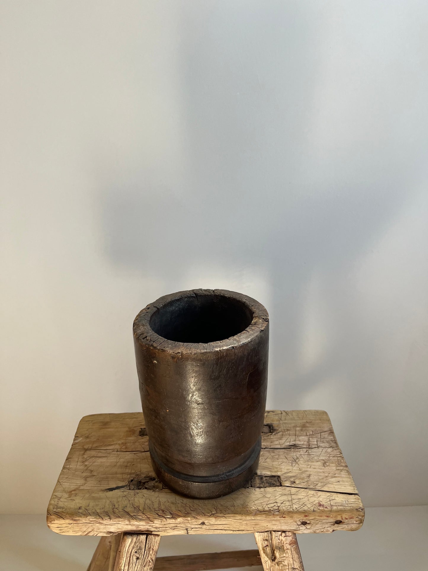 Vintage Wood Mortar