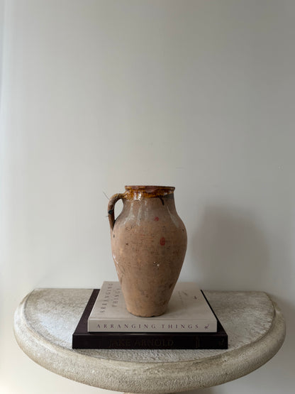Mustard Rim Vintage Konya Pot