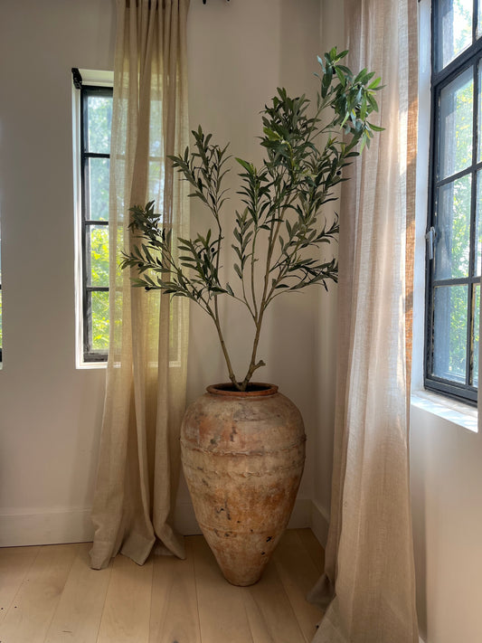 XL Terracotta Olive Jar