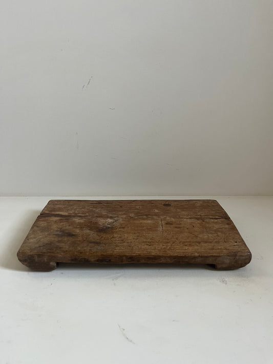 Vintage Stained Wood Bajot Riser IV