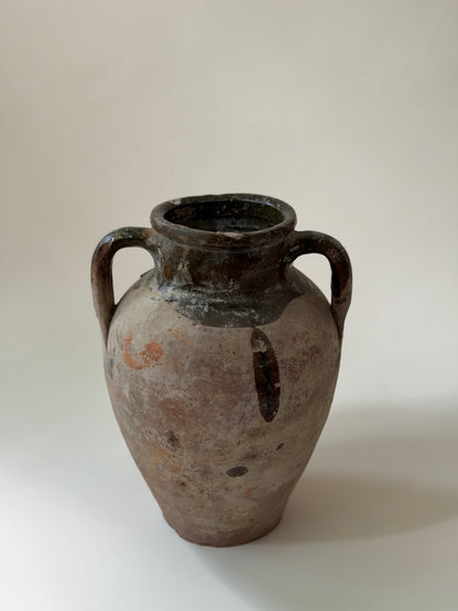 Konya Pot - Terracotta & Olive