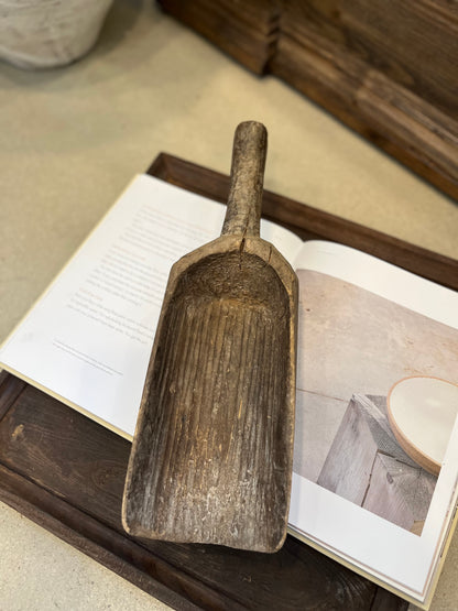 Vintage grain scoop