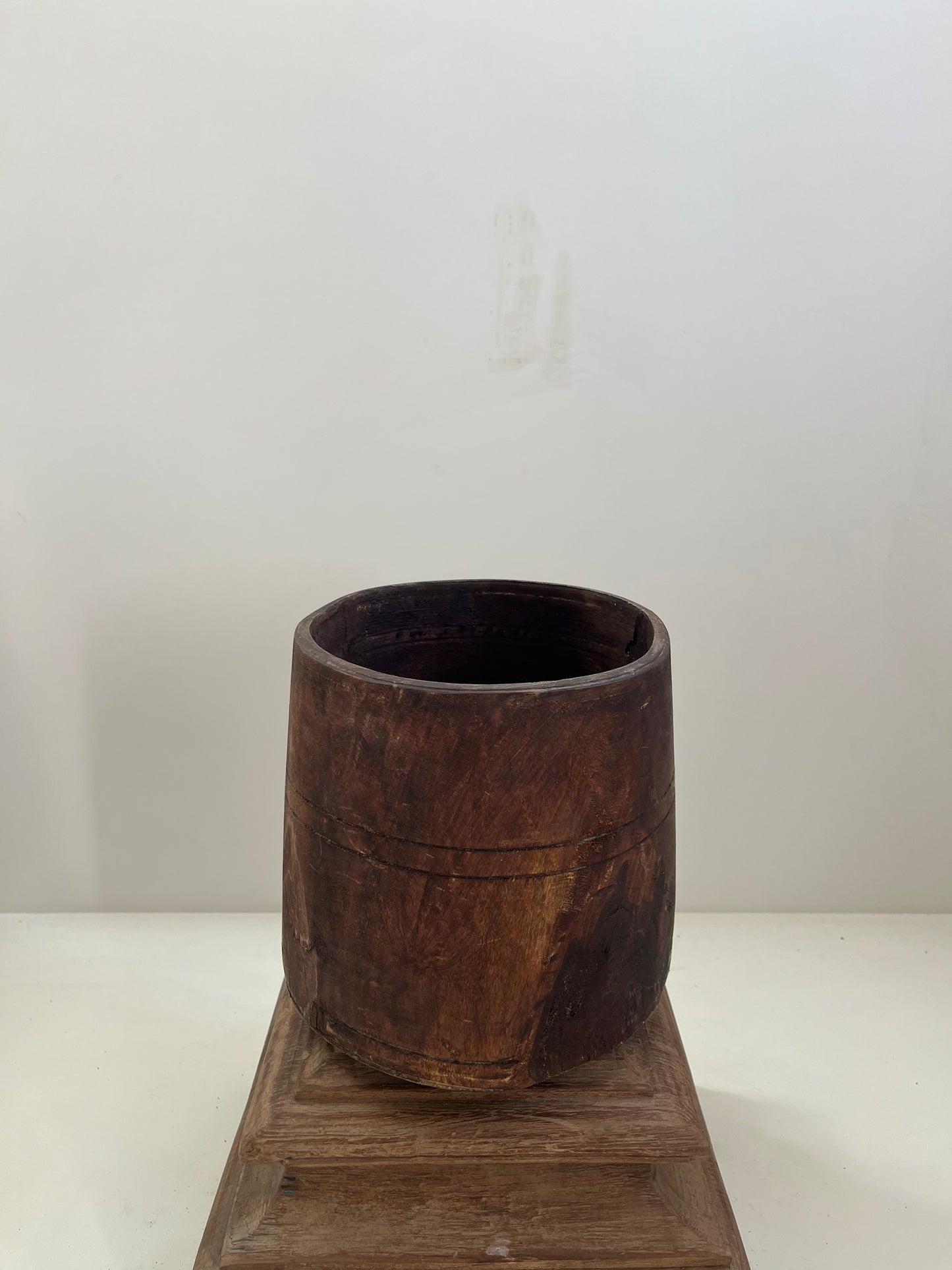 Vintage Wood Planter No. 001