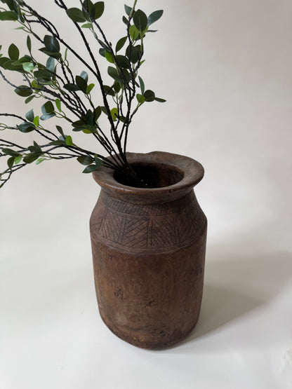 Found Wood Vessel
