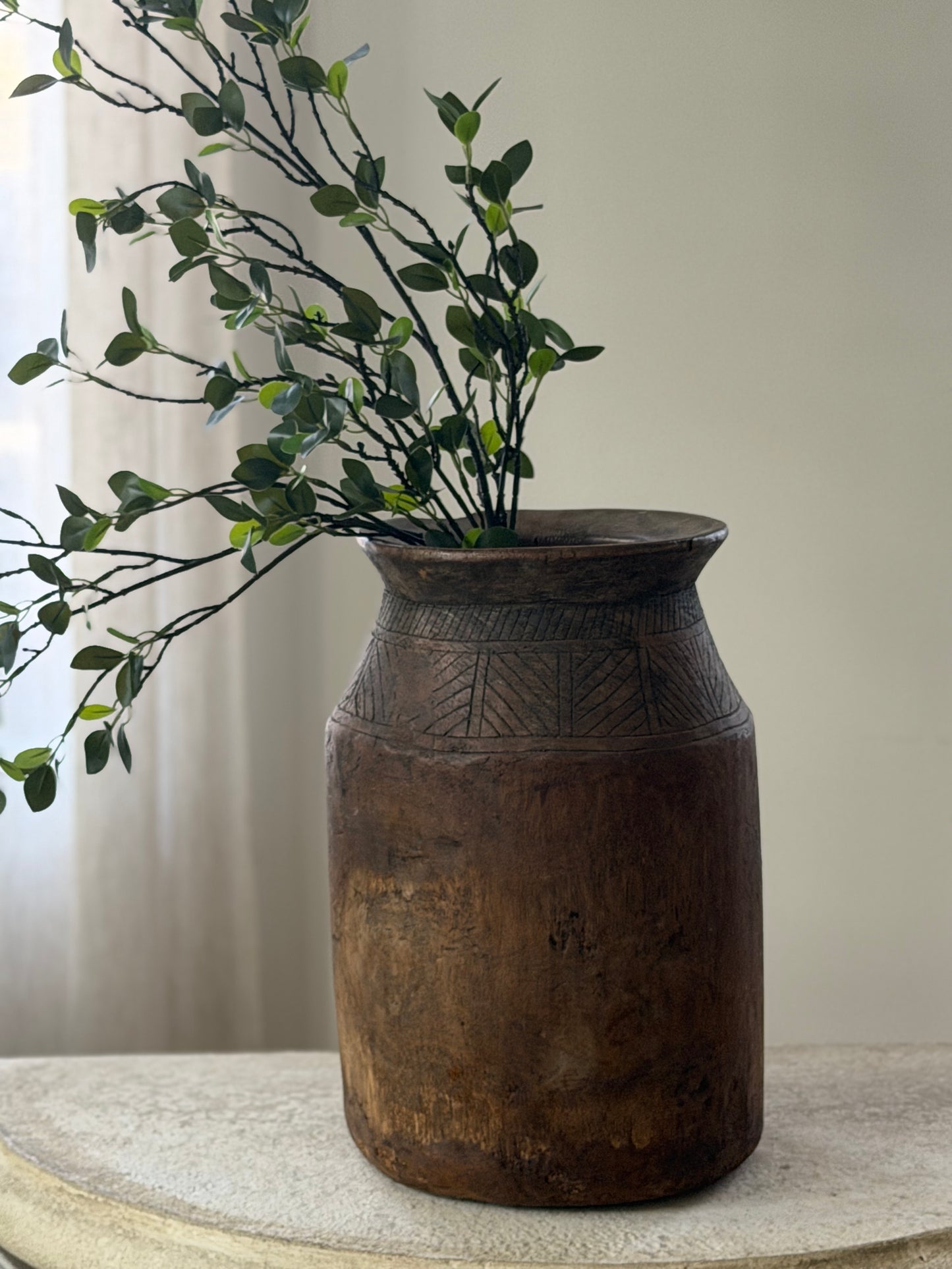 Found Wood Vessel