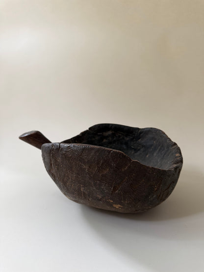 Primitive Handled Dough Bowl