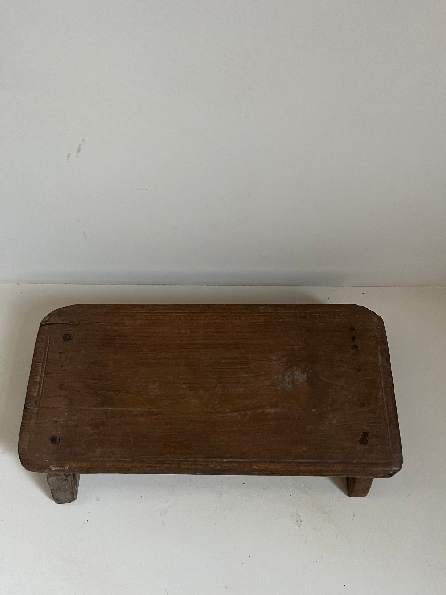 Vintage Stained Wood Bajot Riser VIIII