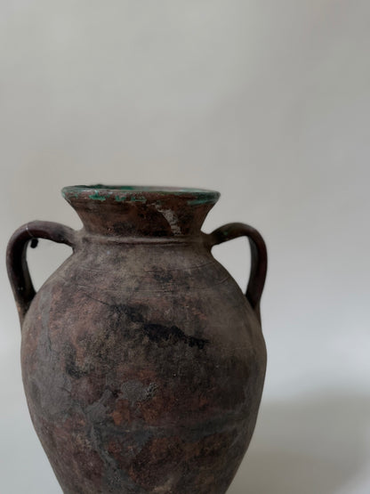 Konya Pot - Brown & Jade