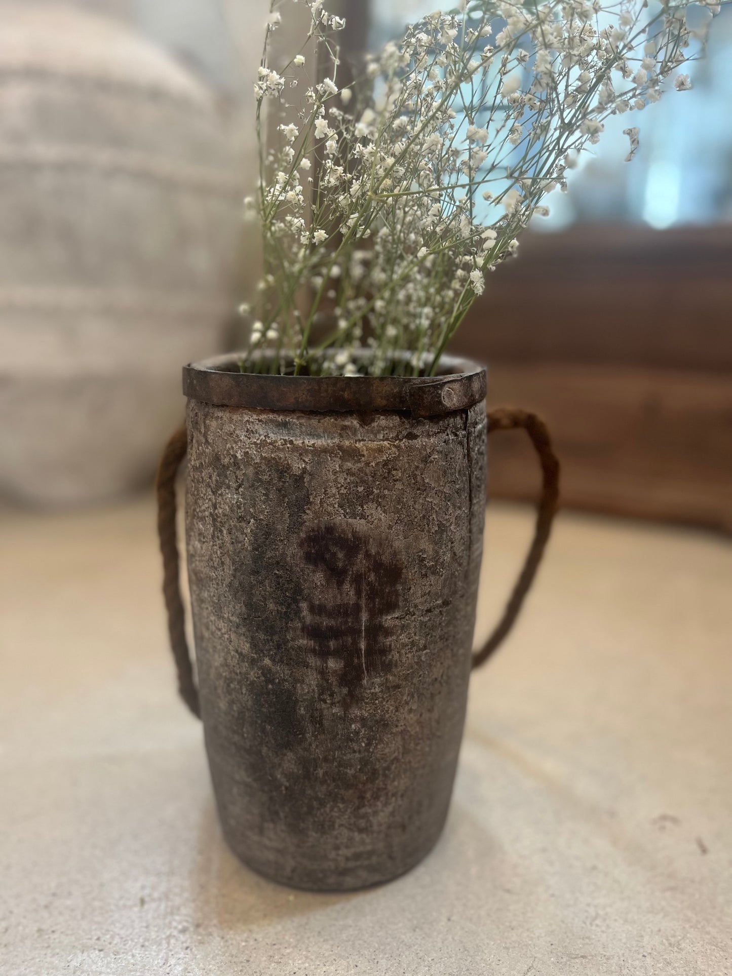 Antique water bucket