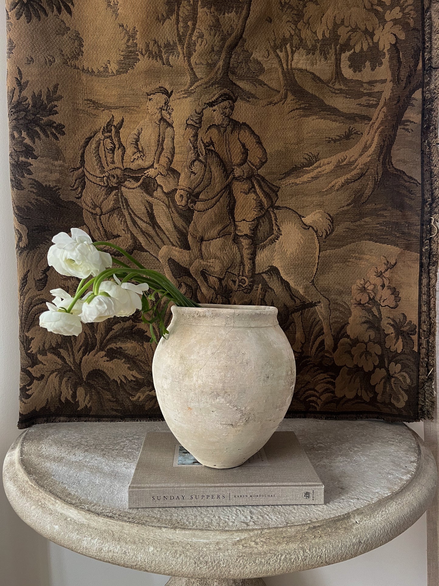 Antique Spanish Pot III