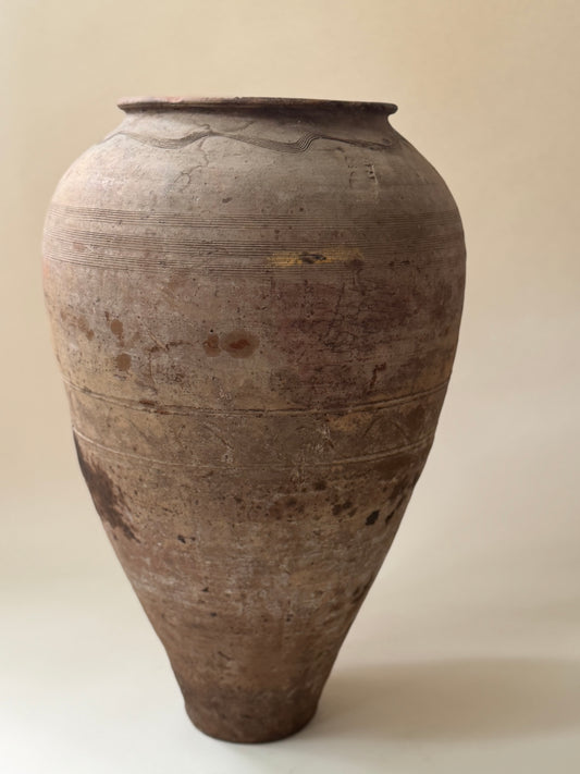 Vintage Olive Jar - I