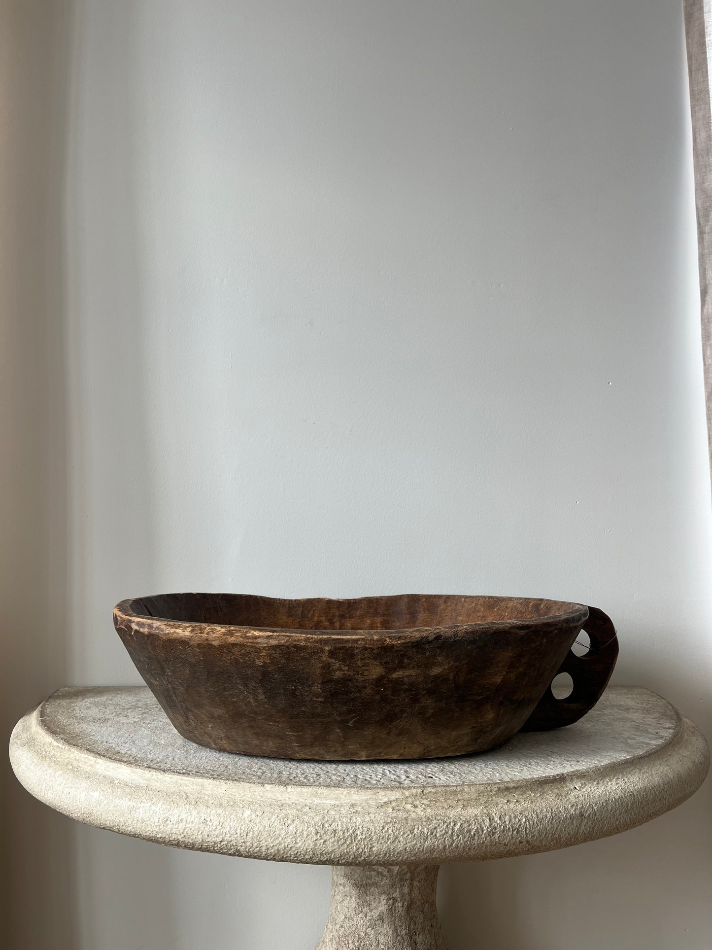 Large Antique Dough Bowl